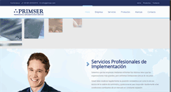 Desktop Screenshot of primser.com